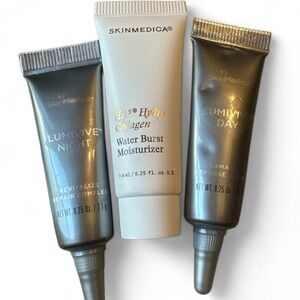 SkinMedica Skincare Essentials Set Day and Night cream with water burst